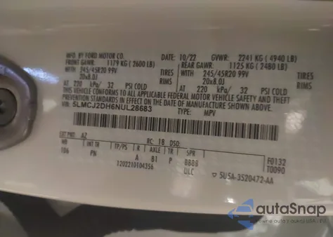 2022 Lincoln Corsair Reserve from USA, damaged, VIN 5LMCJ2DH6NUL28683